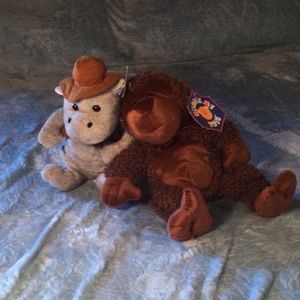 Cute Buddy Bundle 2”Hippo & Monkey